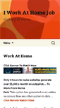 Mobile Screenshot of iworkathomejob.com